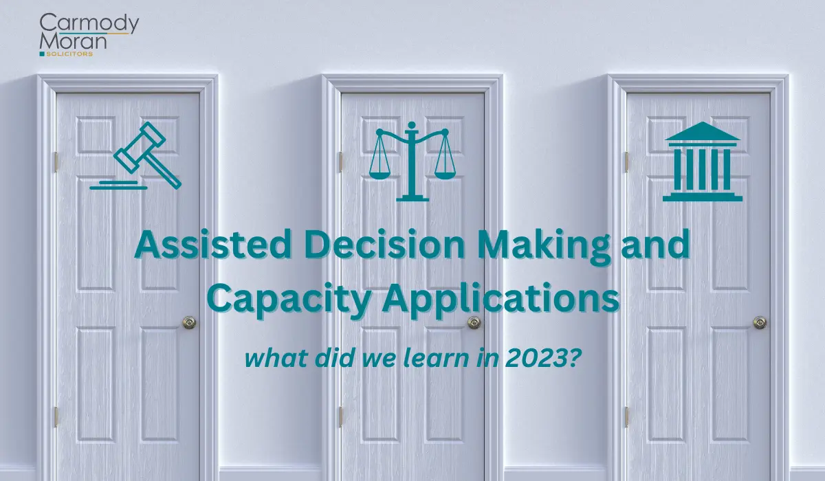 Assisted Decision Making Capacity Applications Text On White Doors Background